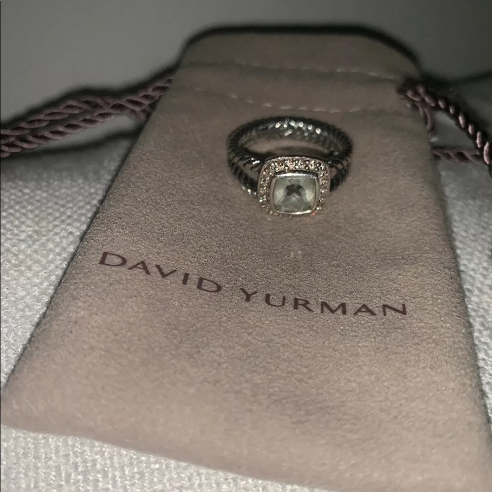 David Yurman Petite Albion Ring Prasiolite